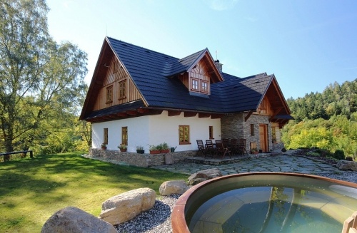Luxusn chalupa - sauna, whirlpool, koupac sud - Krkonoe